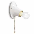 Muur tot muur wit keramiek Ferroluce Trieste Viadurini