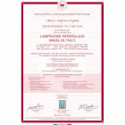 Applique gedecoreerde keramische wand en glas Ferroluce Ferrara Viadurini