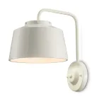 Wandkandelaar van metaal en handgemaakt keramiek met dubbele opening - 50S Viadurini