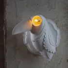 Wandlamp in mat wit keramiek, modern Italiaans design - Tucano Viadurini