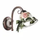 Muur keramische wand ingericht rustieke Ferroluce Napoli Viadurini