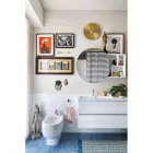 Wandkandelaar in geplooid natuurlijk messing 2 maten - Pliè van Il Fanale Viadurini