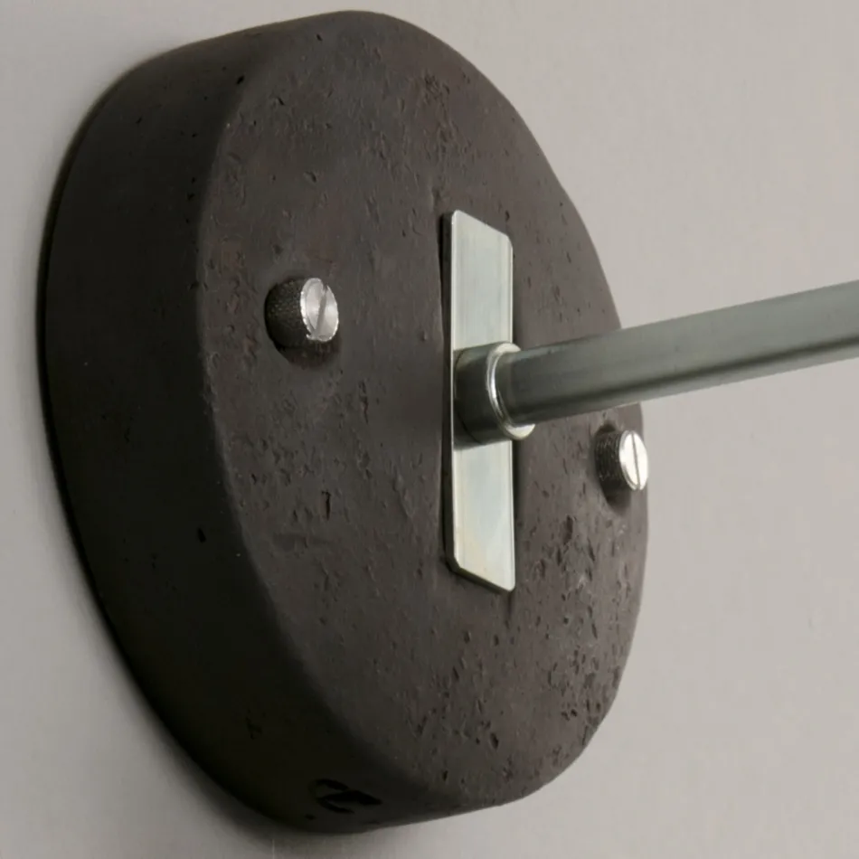 Handgemaakte stoffen in Toscaanse majolica en messing gemaakt in Italië - Toscot Rossi Viadurini