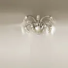 Ambachtelijke wandlamp in Venetiaans glas en metaal Made in Italy - Jason Viadurini