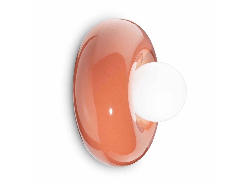 Wandlamp met opaline glazen diffuser Made in Italy - Bumbum Viadurini