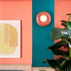 Wandlamp met opaline glazen diffuser Made in Italy - Bumbum Viadurini