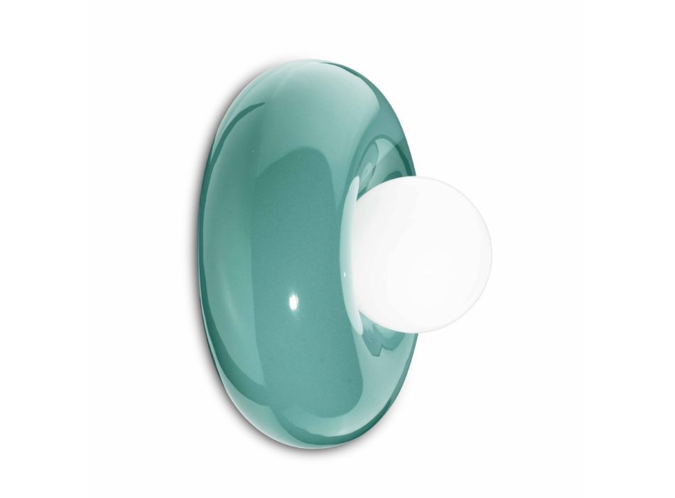 Wandlamp met opaline glazen diffuser Made in Italy - Bumbum Viadurini