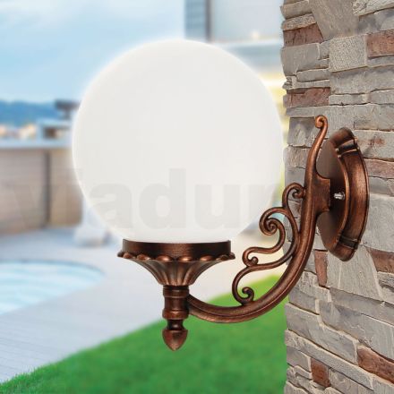 Appliqué met acrylbol en gegoten aluminium structuur - Trovanero Viadurini