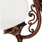 Appliqué met acrylbol en gegoten aluminium structuur - Trovanero Viadurini