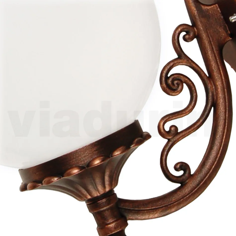 Appliqué met acrylbol en gegoten aluminium structuur - Trovanero Viadurini