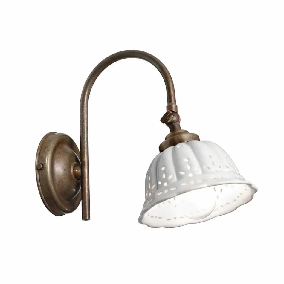 Ceramische muur curve Anita Il Fanale, art nouveau Viadurini