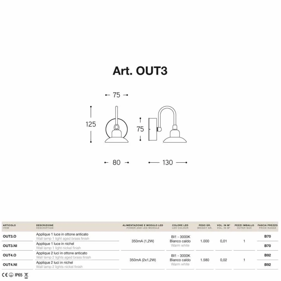 Externe lichten om 1 Bugatti licht door Aldo Bernardi Viadurini