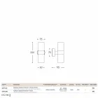 Muur Outdoor dubbele emissie messing Abarth 204 Viadurini