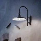 Klassiek design aluminium buitenwandlamp Made in Italy - Campobasso Viadurini
