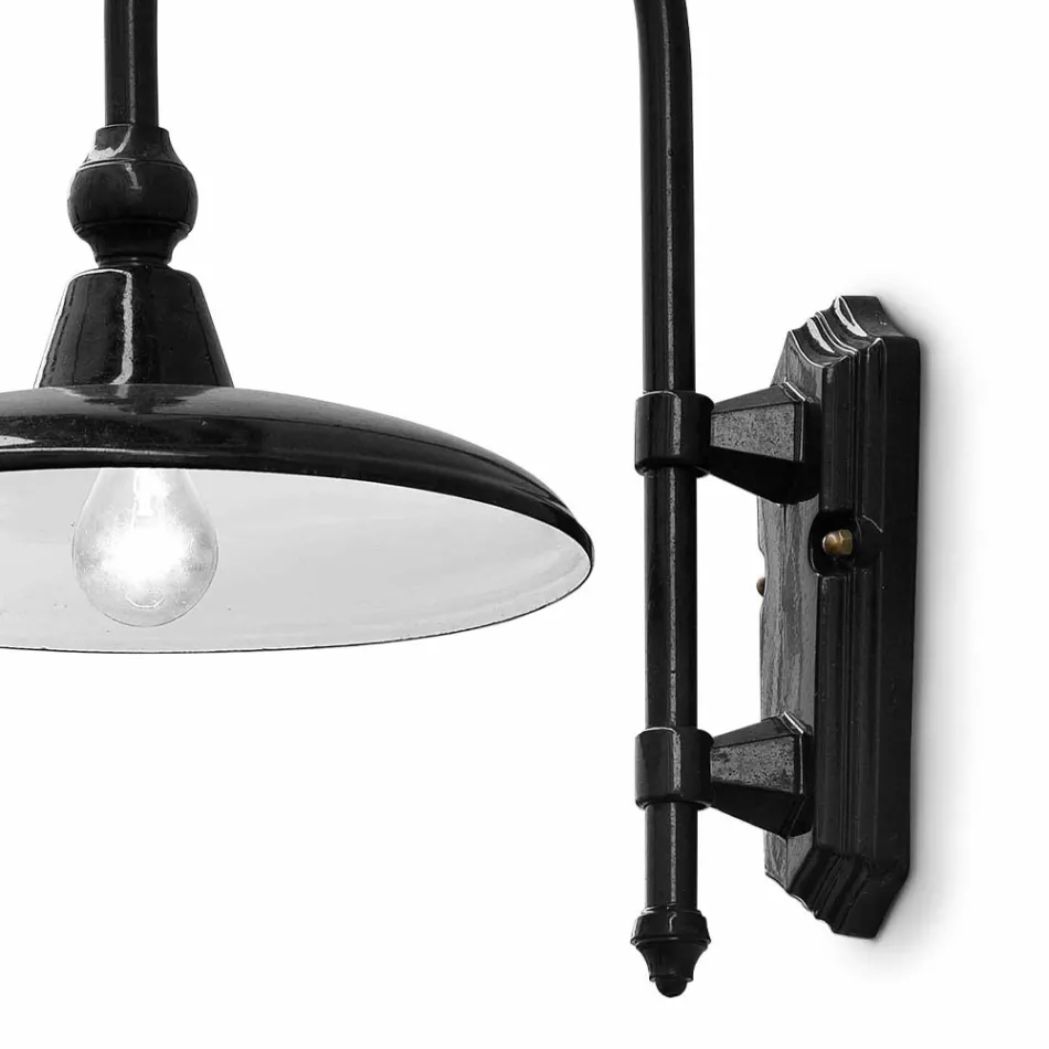 Klassiek design aluminium buitenwandlamp Made in Italy - Campobasso Viadurini