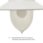 Buitenwandlamp van aluminium en polycarbonaat Made in Italy - Cassandra Viadurini