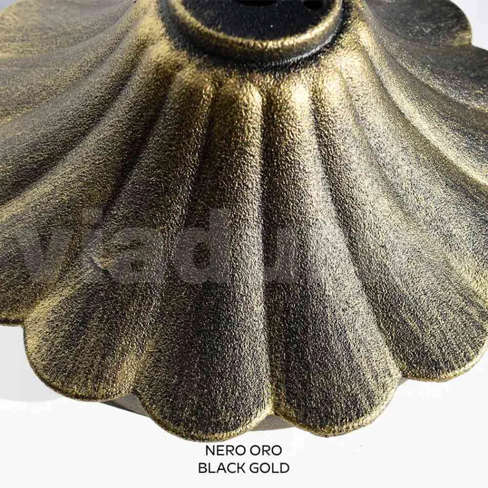 Buitenwandlamp in gegoten aluminium en acrylbol - Trovanero Viadurini