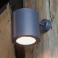 Buitenwandlamp van ijzer en aluminium met led inbegrepen Made in Italy - Rango