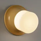 Buitenwandlamp in majolica en geblazen glas Made in Italy - Toscot Swinger Viadurini