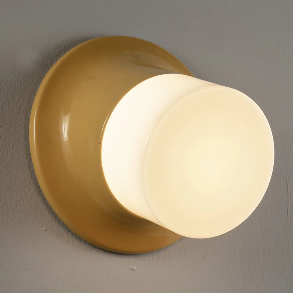 Buitenwandlamp in majolica en geblazen glas Made in Italy - Toscot Swinger Viadurini