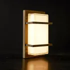 Messing buitenwandlamp, E27, geometrische stijl, gemaakt in Italië - Kristal Viadurini