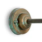 Buitenwandlamp van messing, opaalglas en IP44-bescherming, gemaakt in Italië - Drago Viadurini