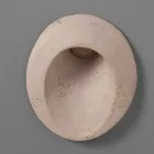 Ovale buitenlamp, in gekleurd terracotta Oval - Toscot Viadurini