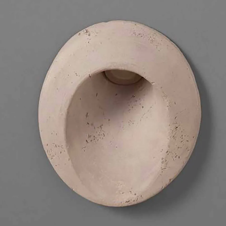 Ovale buitenlamp, in gekleurd terracotta Oval - Toscot Viadurini