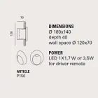 Ovale buitenlamp, in gekleurd terracotta Oval - Toscot Viadurini