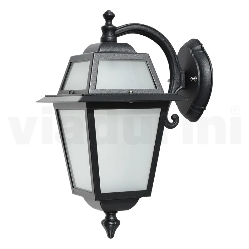 Buitenwandlamp van gegoten aluminium en glas Made in Italy - Elric Viadurini