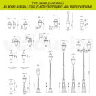 Buitenwandlamp van gegoten aluminium en glas Made in Italy - Elric Viadurini