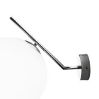 Handgeblazen Venetiaans Glazen Wandlamp - Sneeuw Viadurini