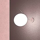 Handgeblazen Venetiaans Glazen Wandlamp - Sneeuw Viadurini