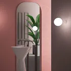 Handgeblazen Venetiaans Glazen Wandlamp - Sneeuw Viadurini