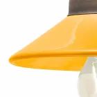 Verlichting in gekleurd keramiek en messing wand Alice Ferroluce Viadurini