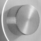 Nora - Metalen wandlamp met micro-gestippelde plexiglas diffuser Viadurini