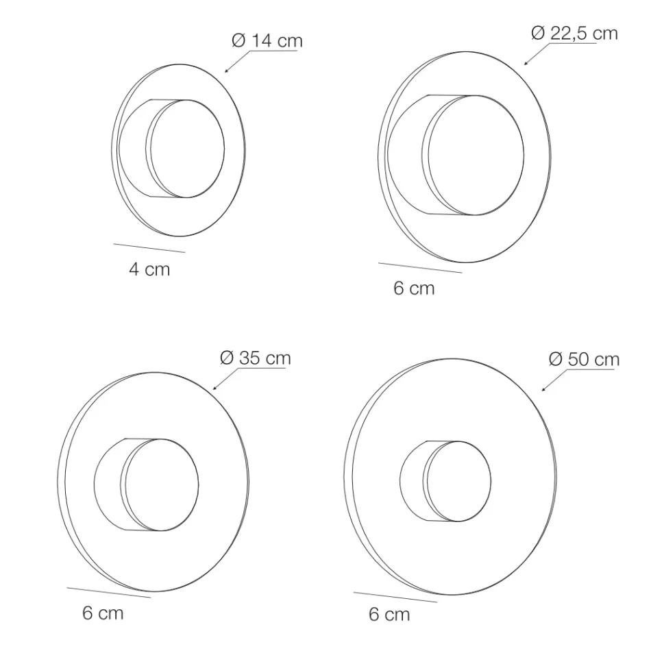 Nora - Metalen wandlamp met micro-gestippelde plexiglas diffuser Viadurini
