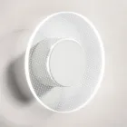 Nora - Metalen wandlamp met micro-gestippelde plexiglas diffuser Viadurini