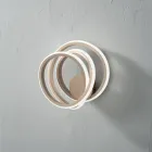 Wandlamp in goudkleurig metaal modern design slaapkamer - Point Viadurini