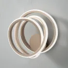 Wandlamp in goudkleurig metaal modern design slaapkamer - Point Viadurini