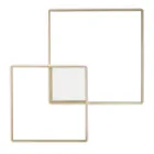 Modern - Formele goud geverfde metalen wandlamp met LED Viadurini