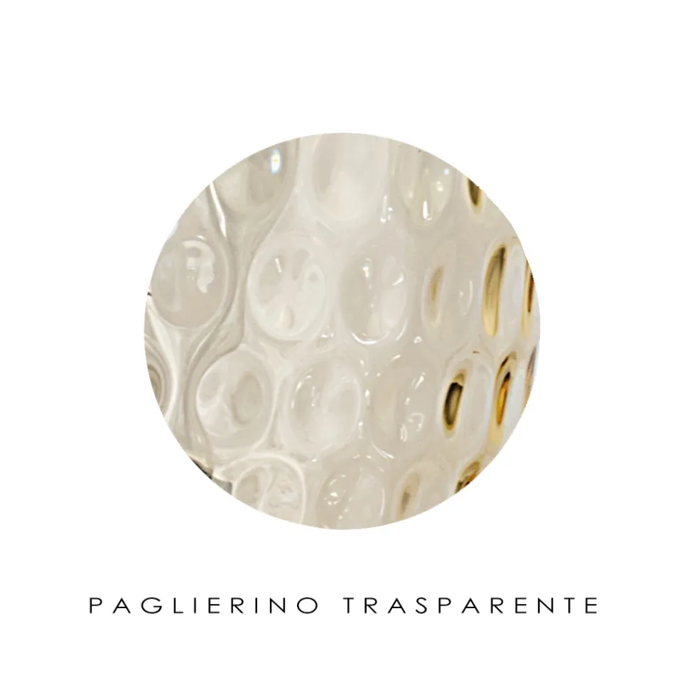 Gemaakt in Italië - Sibilla - Wandlamp van transparant of gelaagd glas Viadurini