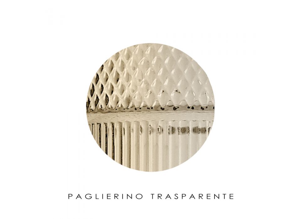 Wandkandelaar in handgeblazen glas in Venetië en metaal - Satomi Viadurini