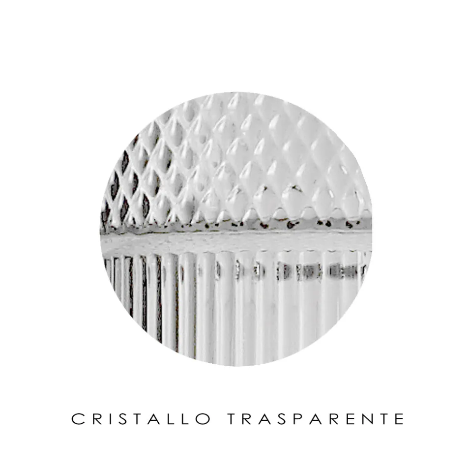 Wandkandelaar in handgeblazen glas in Venetië en metaal - Satomi Viadurini