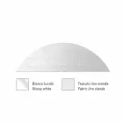 Design wandlamp in metaal met zilveren of witte afwerking Made in Italy - Jump Viadurini