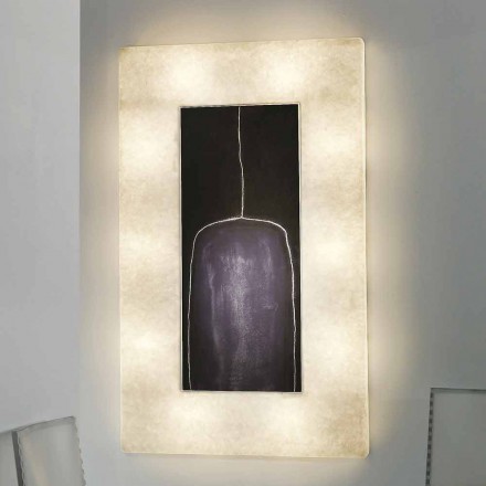 Modern design wandlamp In-es.artdesign Lunar Bottle 2 in nebulite Viadurini