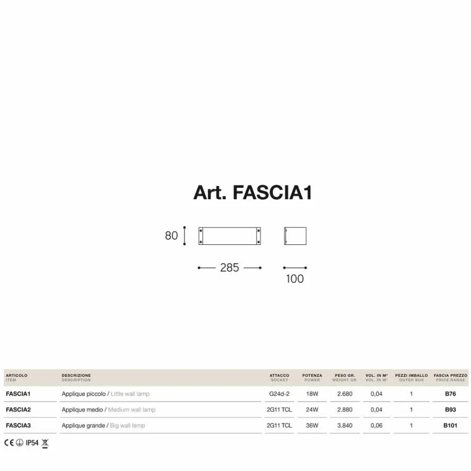 Muur weinig koper Fashion and white methacrylaat Viadurini