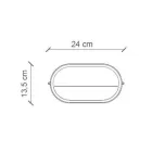 Handgemaakte keramische en industriële horizontale ijzeren applique - Vintage Viadurini