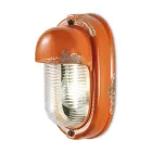 Wandlamp Handgemaakt Keramiek en Verticaal Industrieel Ijzer - Vintage Viadurini