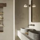 Anita Il Fanale liberty design keramiek wandlamp Viadurini